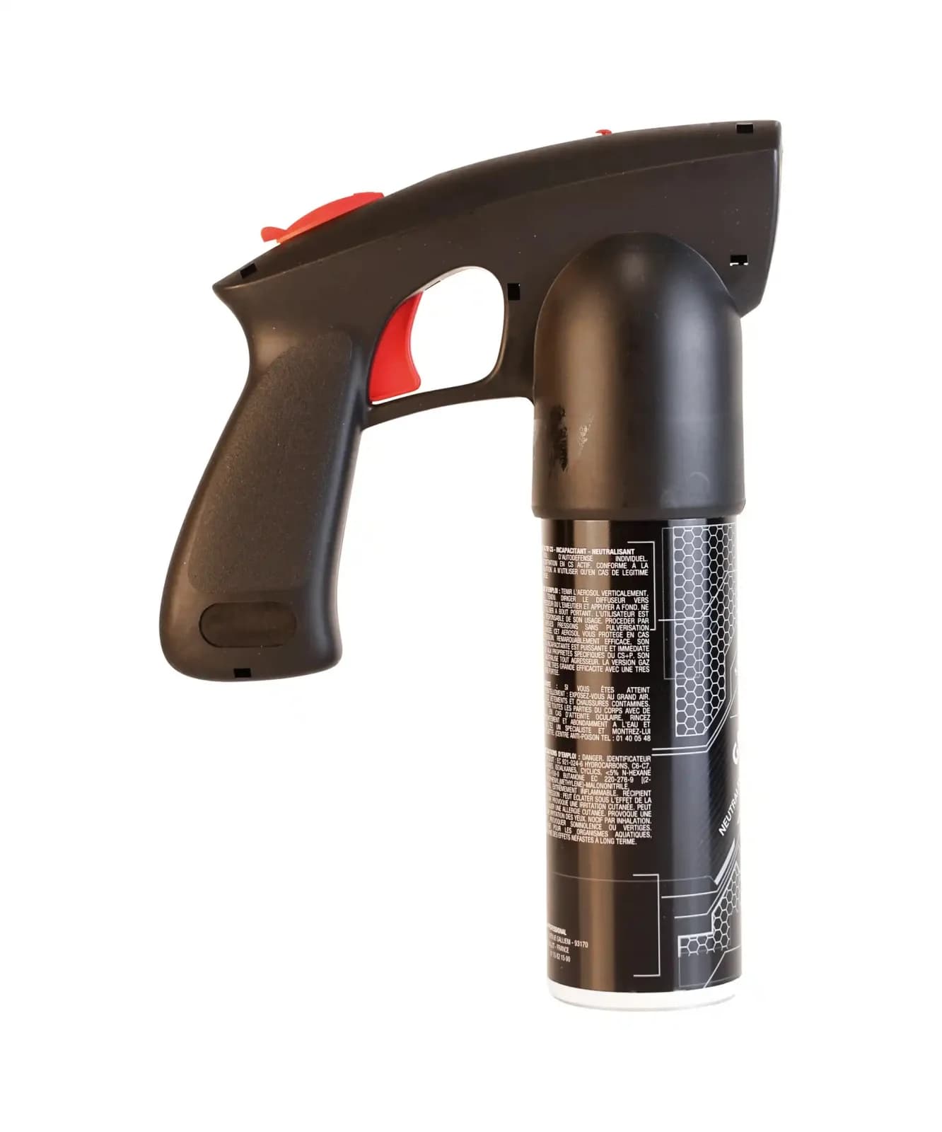 Aérosol Gel Actif CS 300ml Poignée Prodesign – DEFENSE ONE — vue 3