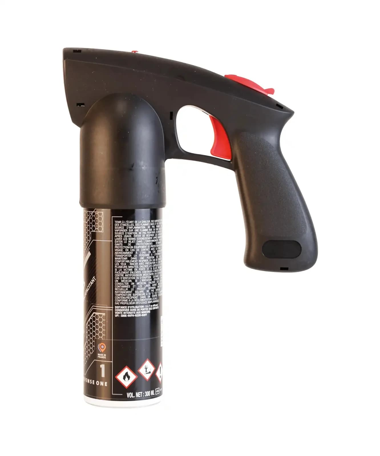 Aérosol Gel Actif CS 300ml Poignée Prodesign – DEFENSE ONE — vue 4