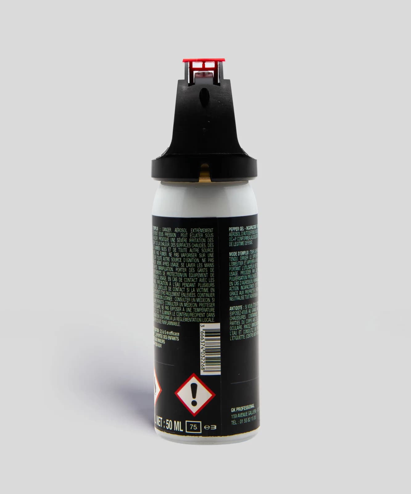Aérosol Gel Poivre 50ml - DEFENSE ONE — vue 4