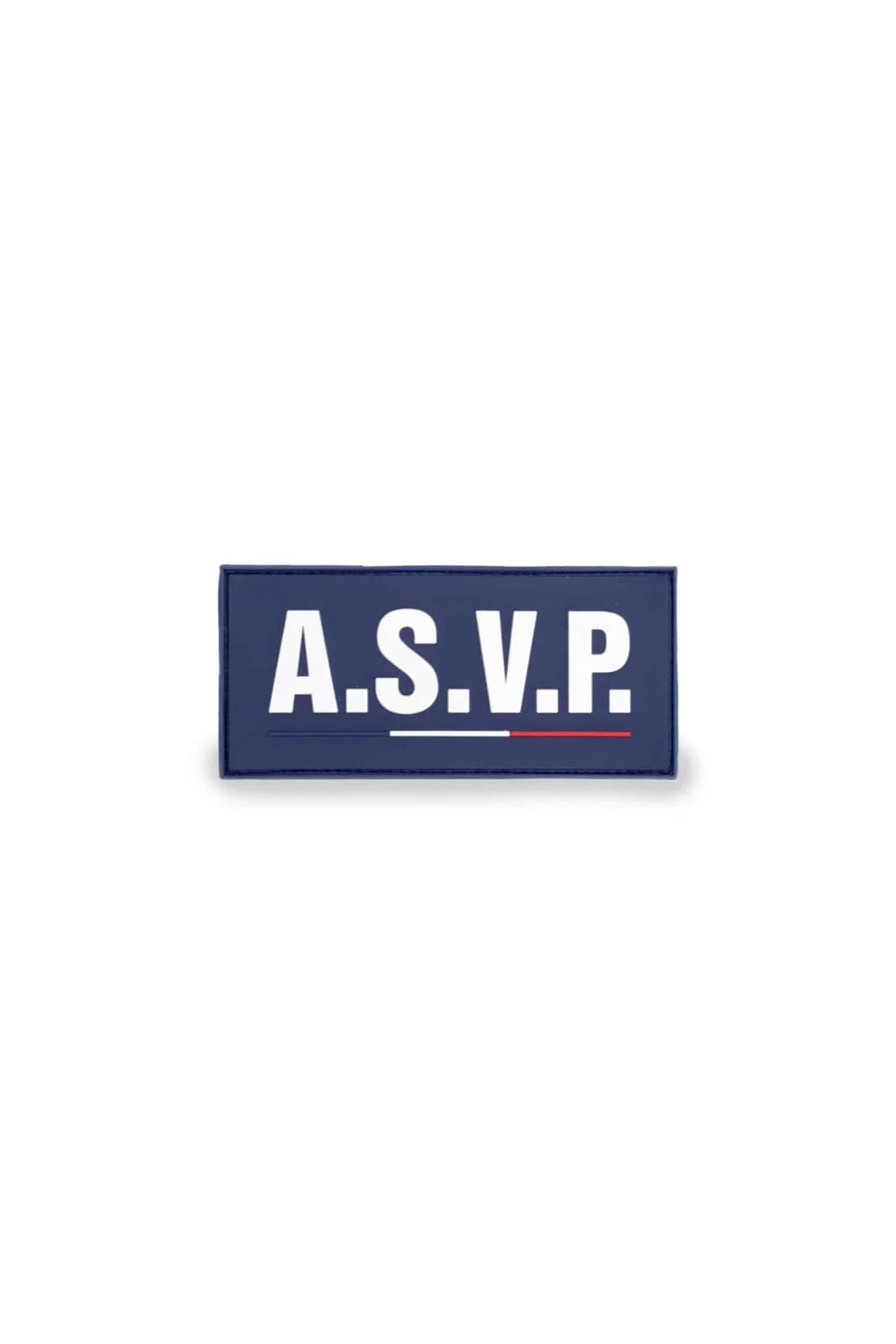 Flap Gomme “ASVP” Velcro 13x6 cm - GK — vue 2