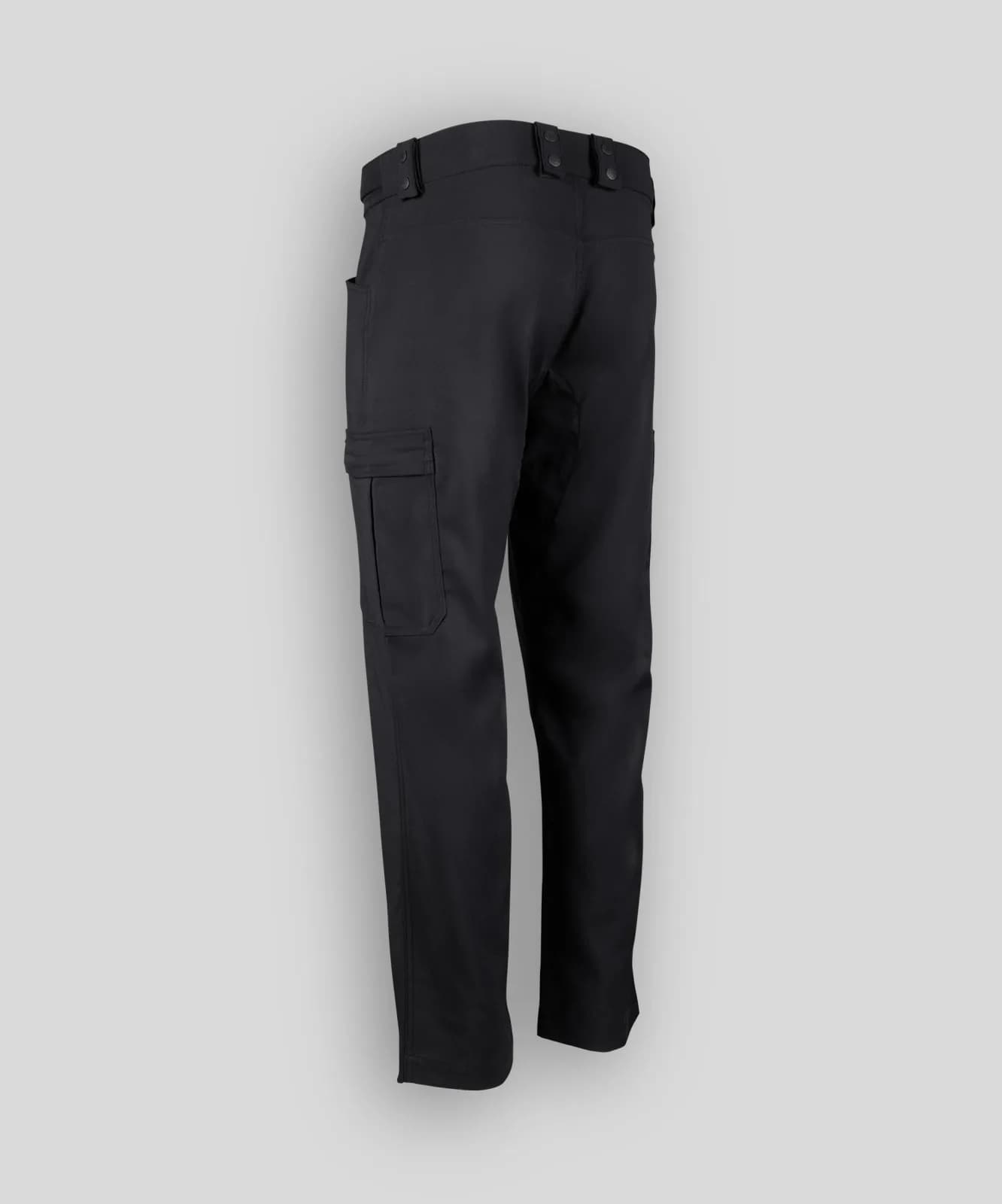 Pantalon Droit Noir FDO Homme — vue 2