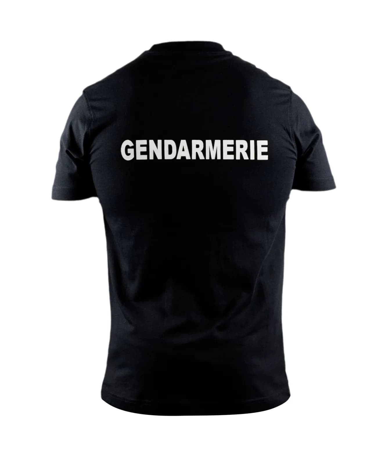T-shirt Gendarmerie - Inscription blanche — vue 2