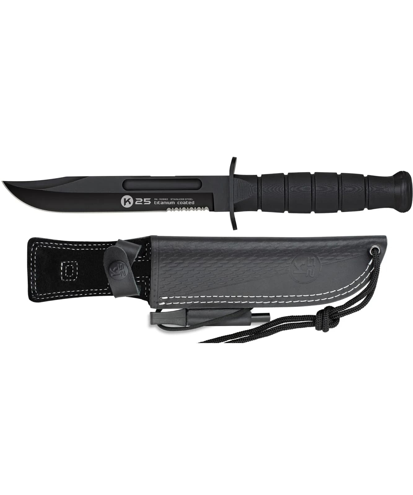 Couteau K25 poignée G10 - Noir
