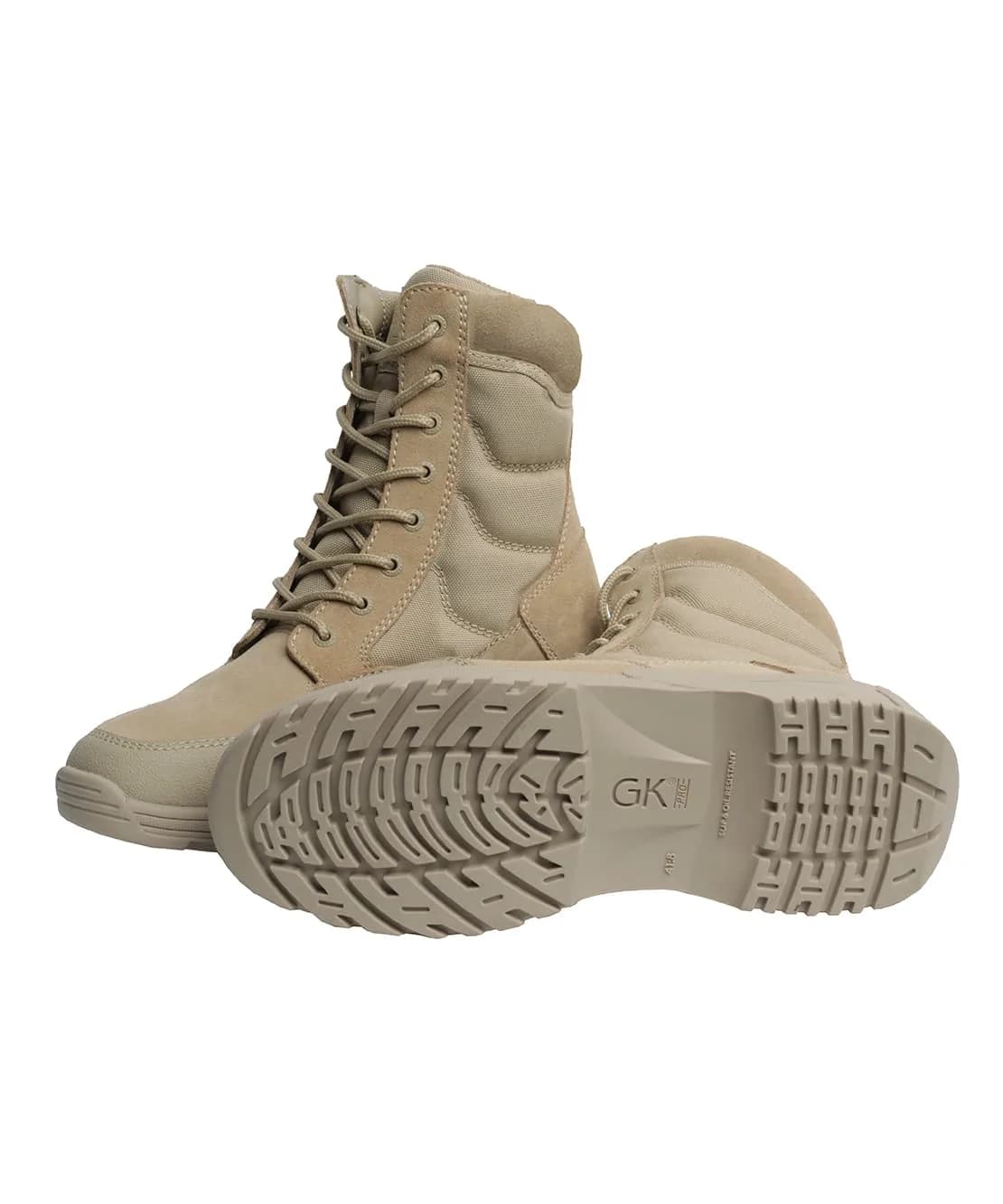 Chaussures d'Intervention Cuir & Toile Sable — vue 2