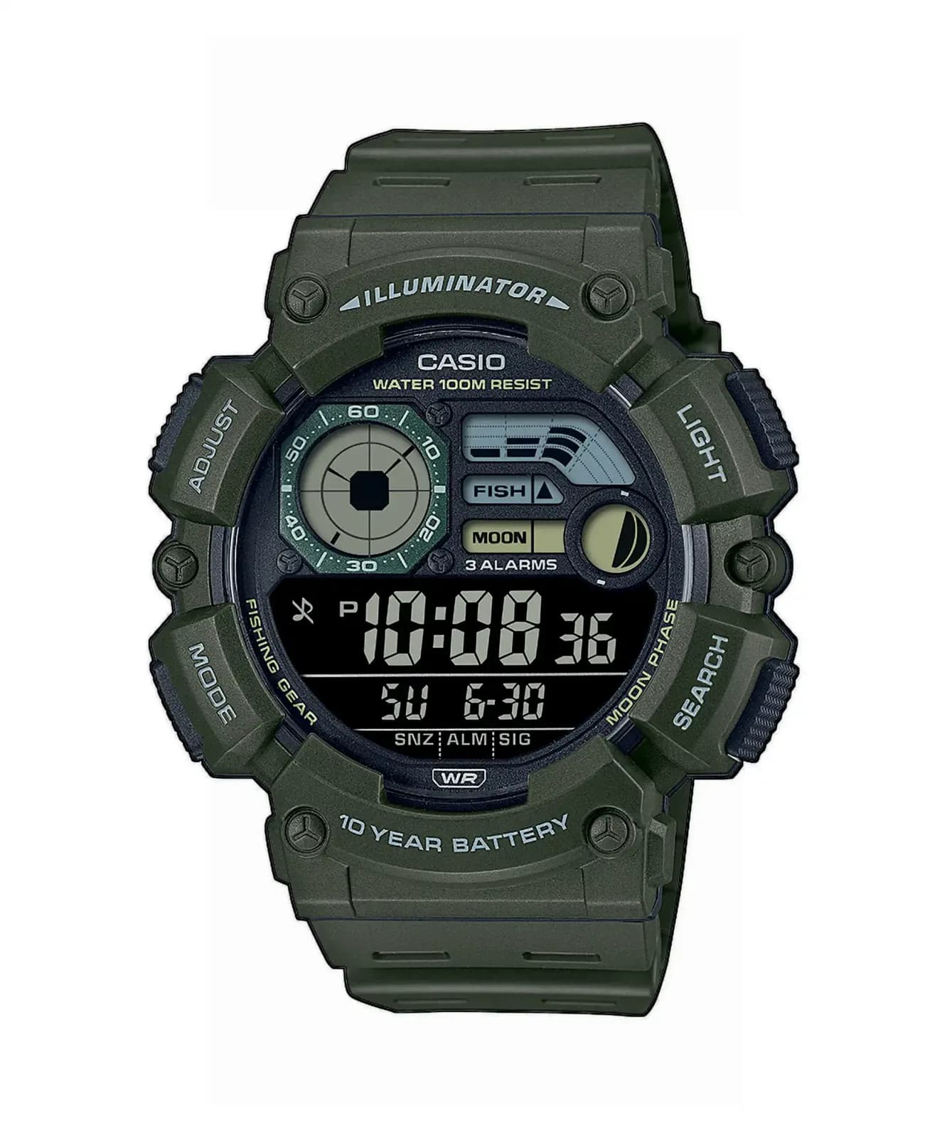 Montre WS-1500H-3BC Vert - CASIO — vue 2