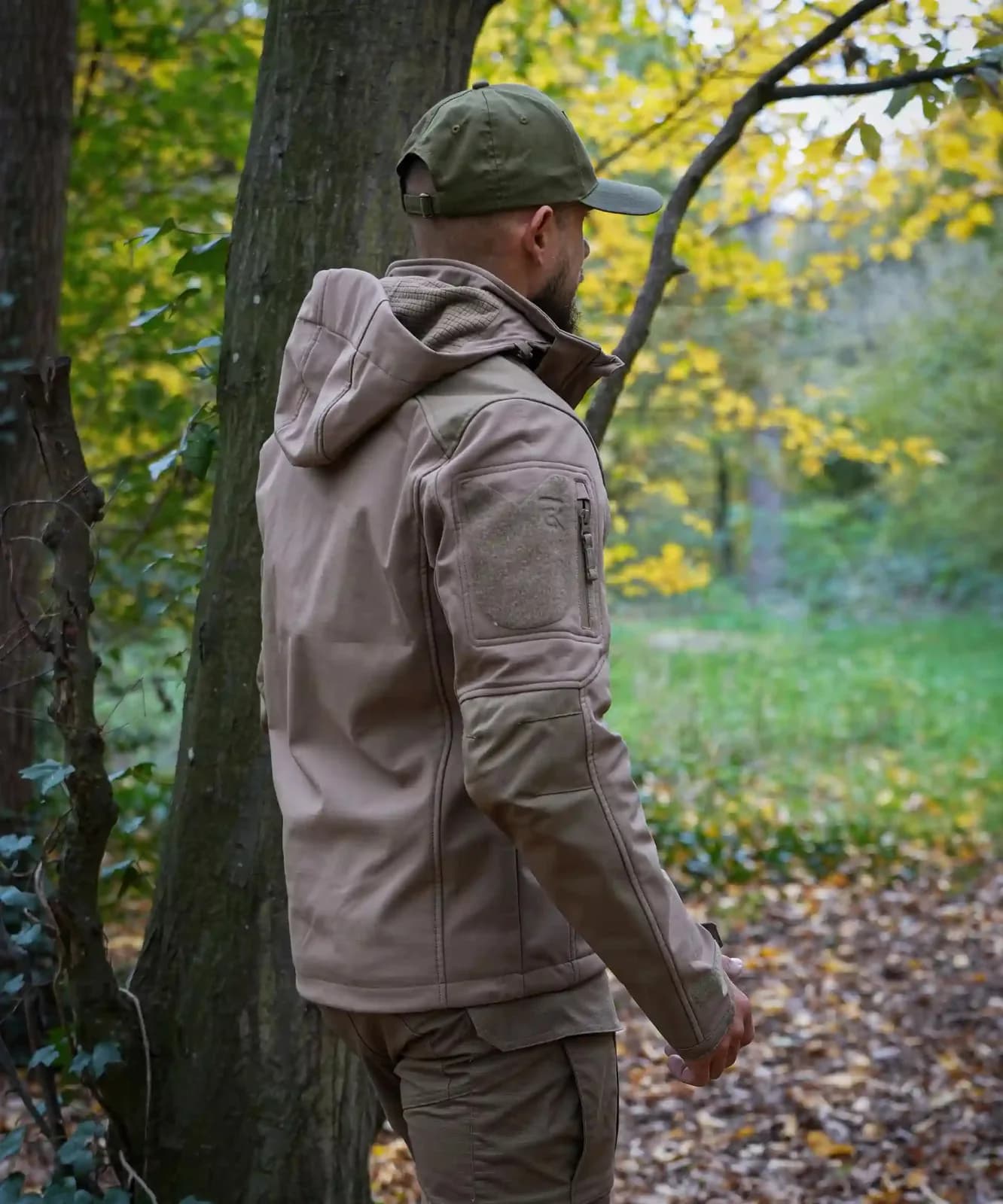 Softshell Ripstop Coyote - GK DUTYCALL — vue 2
