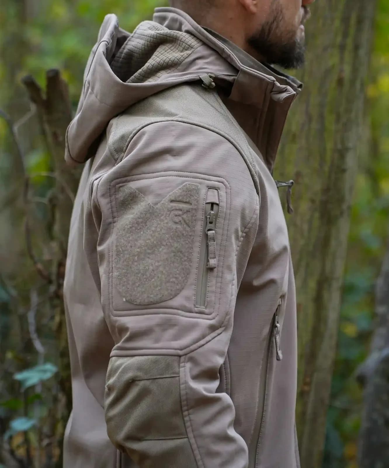 Softshell Ripstop Coyote - GK DUTYCALL — vue 3