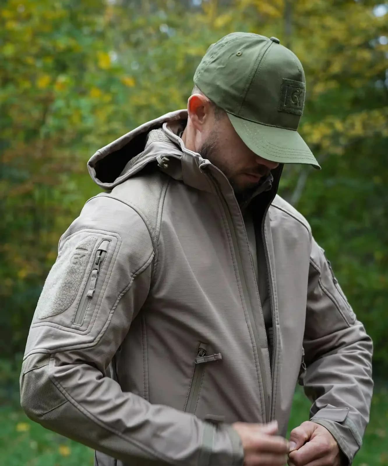 Softshell Ripstop Coyote - GK DUTYCALL — vue 4