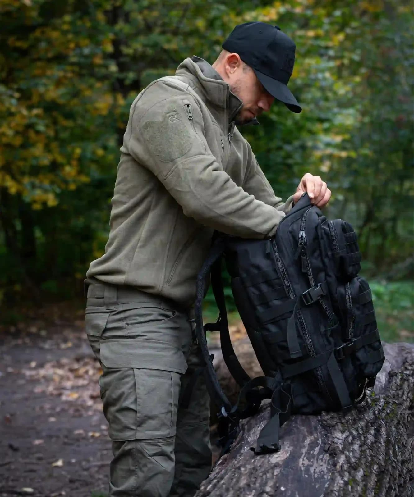 Polaire OD Green - GK DUTYCALL — vue 3