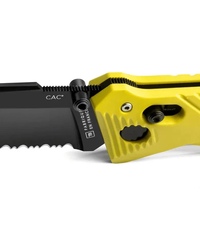 Couteau C.A.C® Serration - Jaune — vue 3