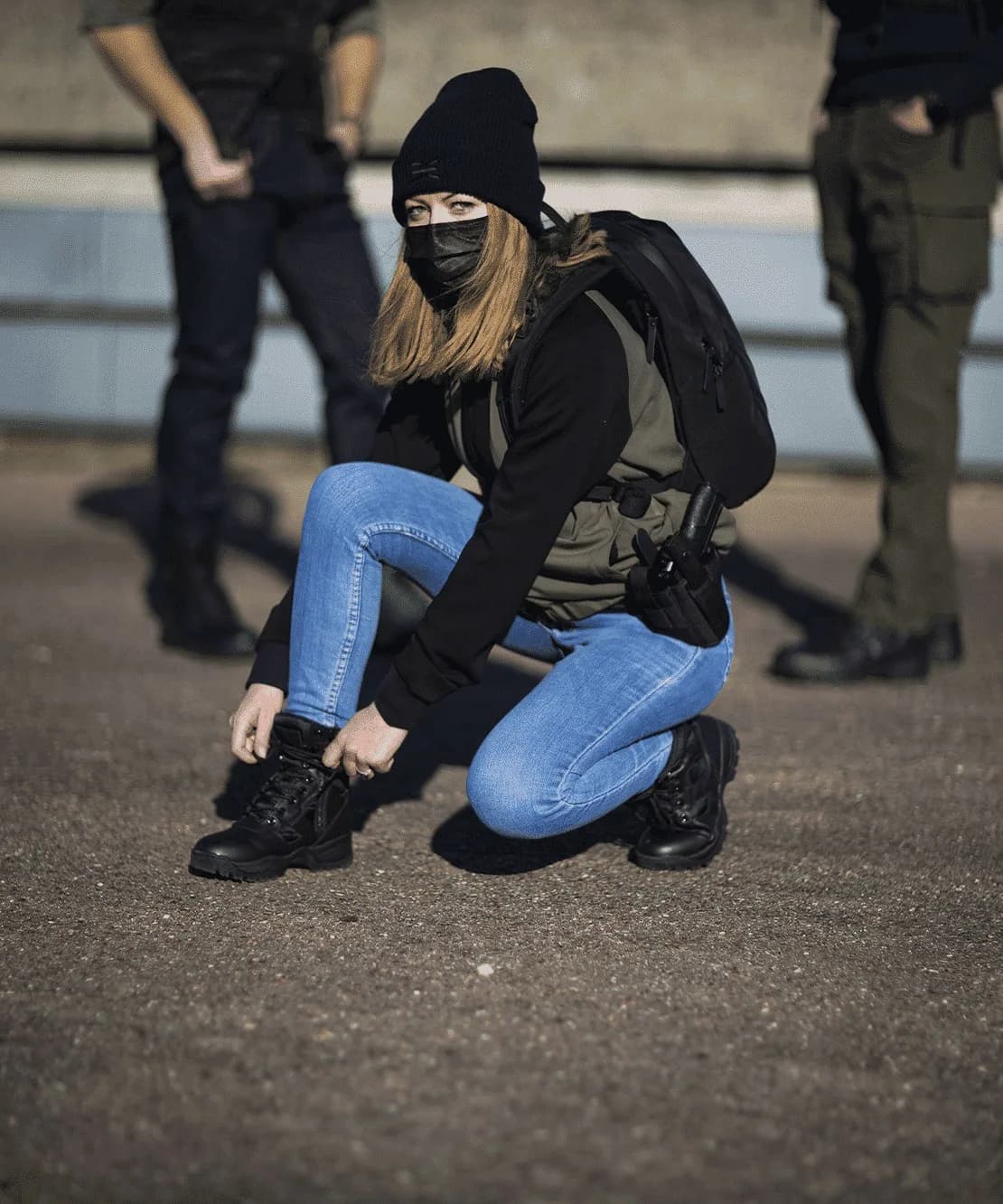 GK BOOTS - Cuir, Toile & Zip — vue 2