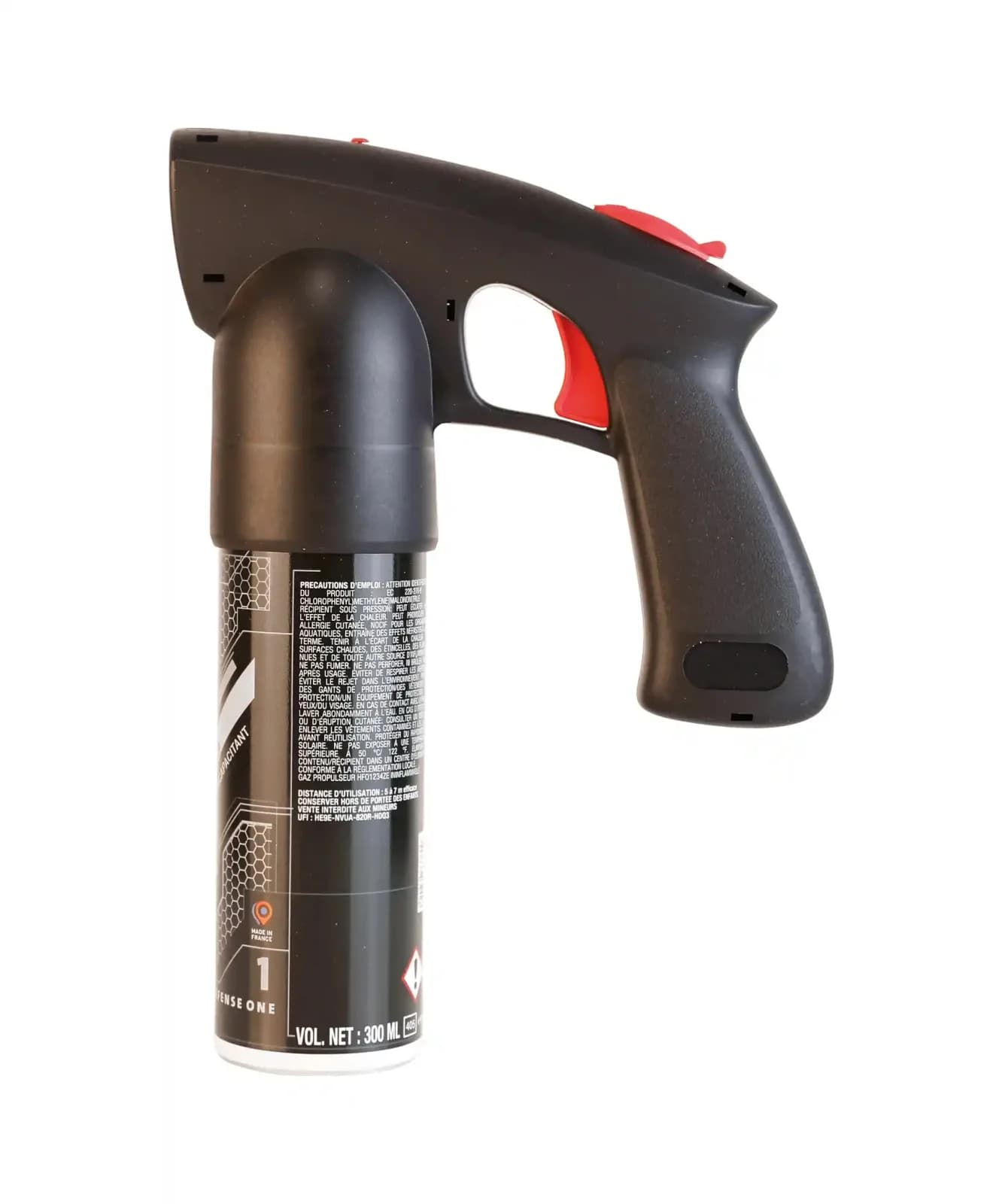 Aérosol Gel Actif CS 300ml Poignée Prodesign – DEFENSE ONE — vue 4