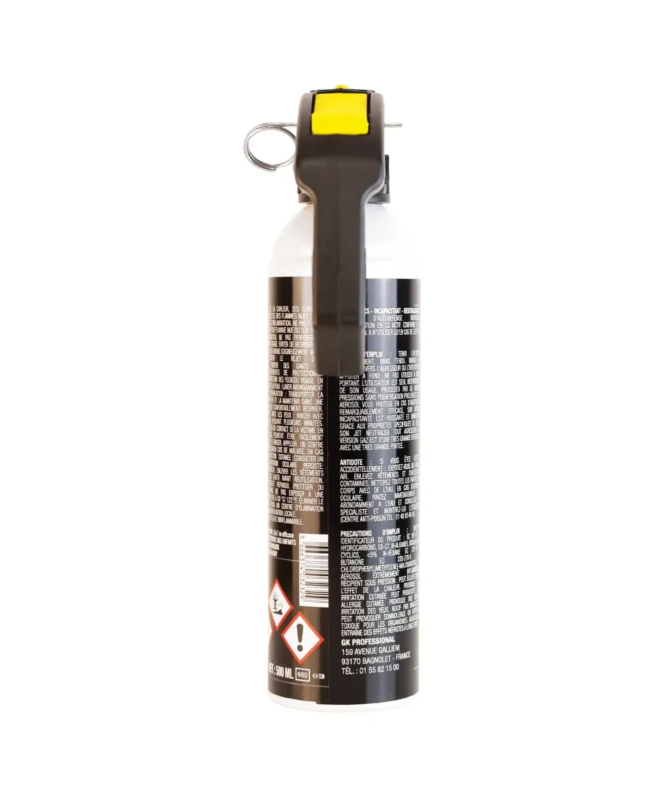 Aérosol Gaz Actif CS 500ml - DEFENSE ONE — vue 2