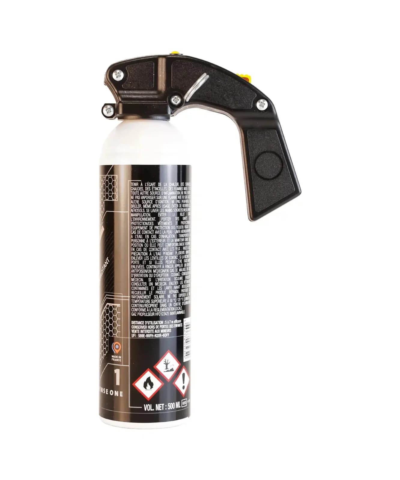 Aérosol Gaz Actif CS 500ml - DEFENSE ONE — vue 4