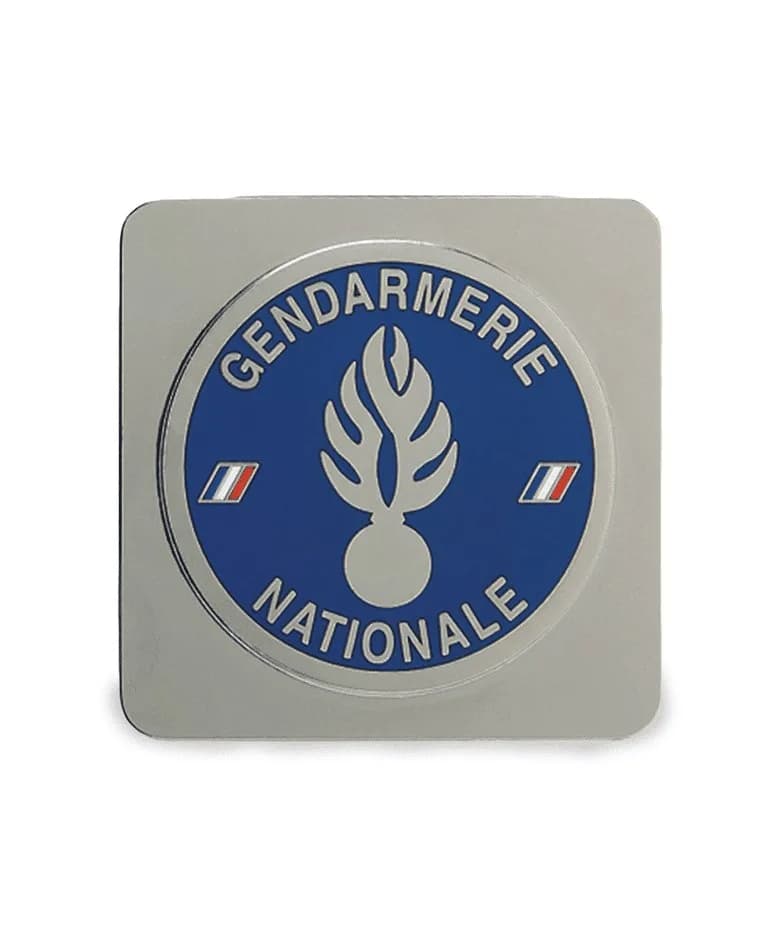 Médaille Gendarmerie à support carré