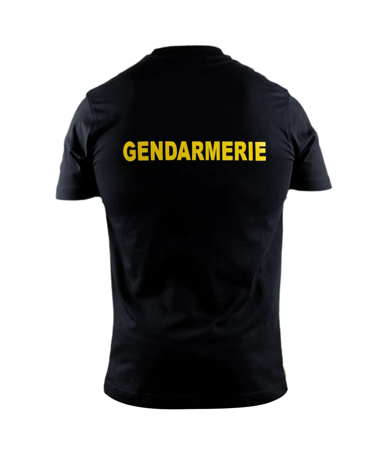 T-shirt Gendarmerie - Inscription jaune — vue 2