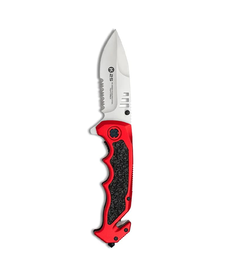 Couteau Pliant K-25 - Rouge/Noir — vue 2