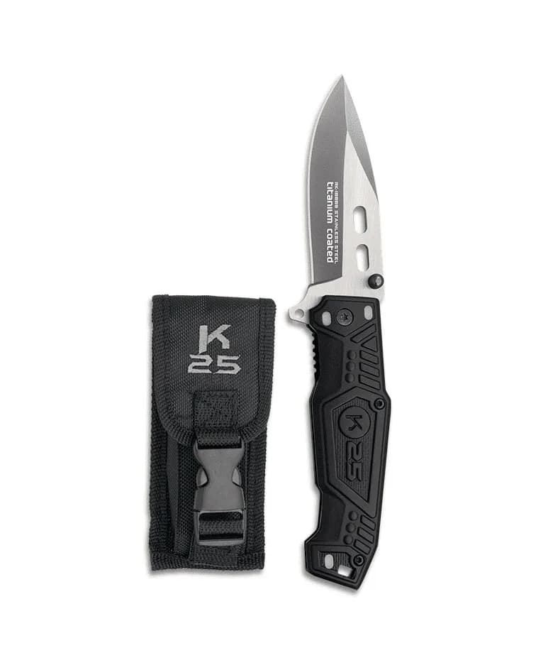 Couteau Pliant Lame Mixte K-25