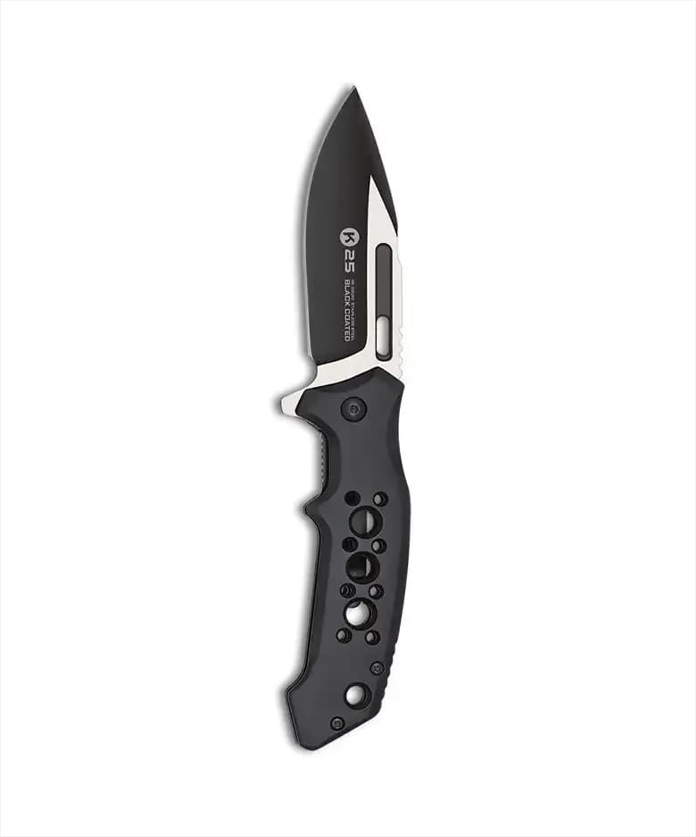 Couteau Pliant Tactique Noir - K25 — vue 2