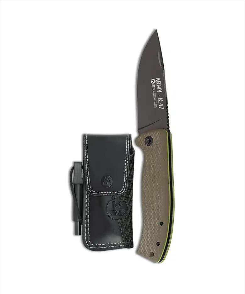 Couteau Pliant Micarta Vert - K25 — vue 2