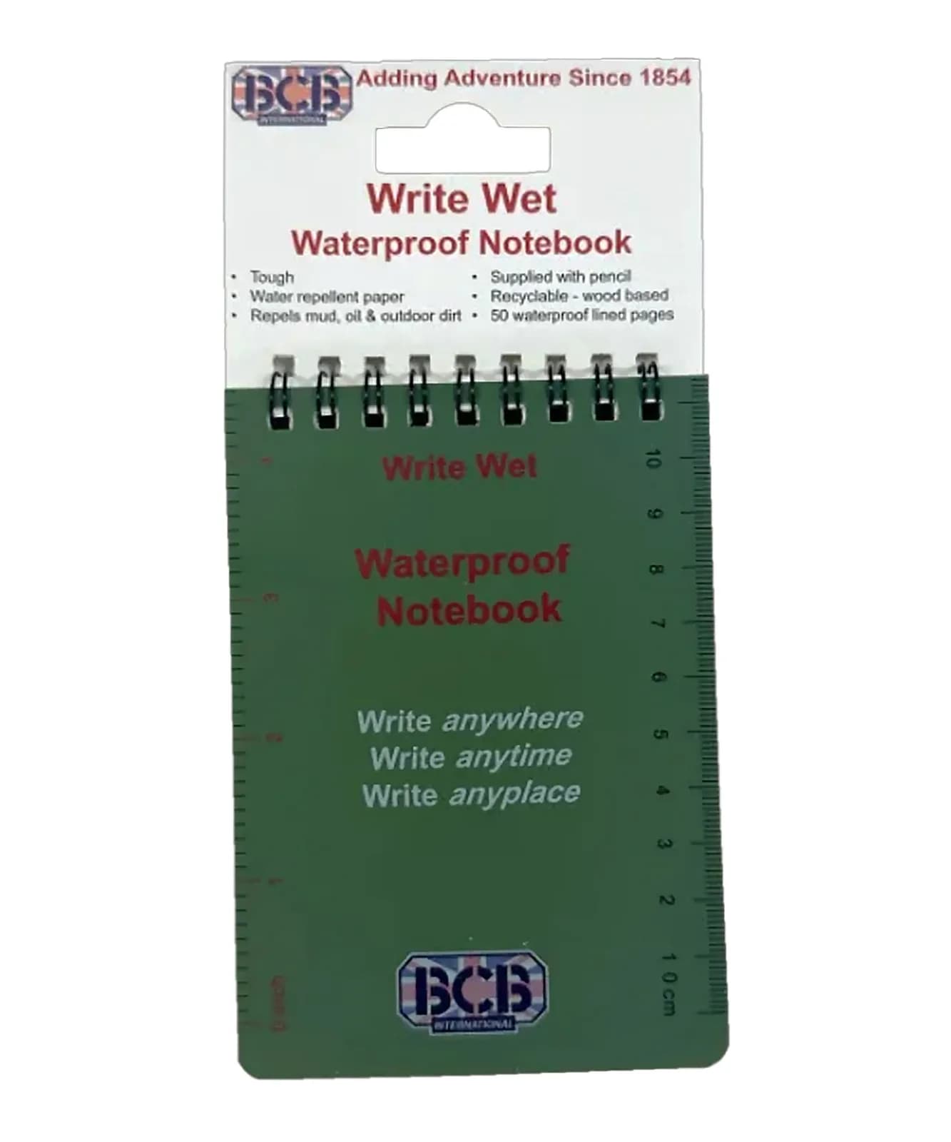Carnet de Notes Waterproof Format Poche