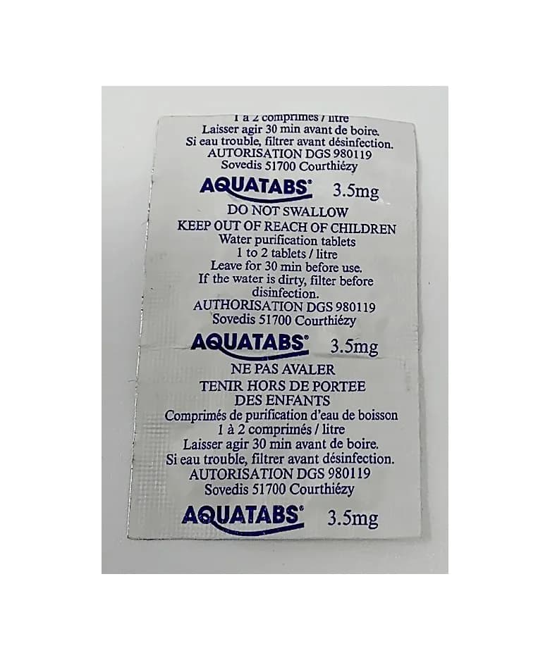 Tablettes de Purification d'Eau AQUATABS® — vue 2