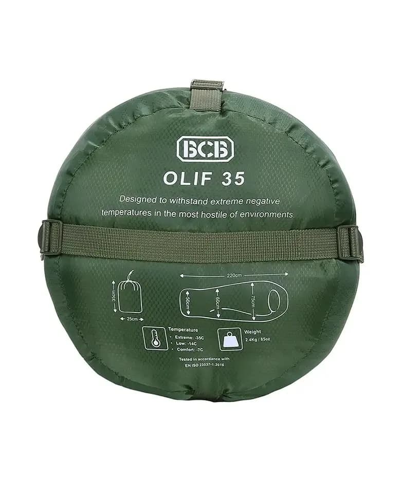Sac de Couchage HIVER -35° A-7° / 2.4 Kg - OD Green — vue 2