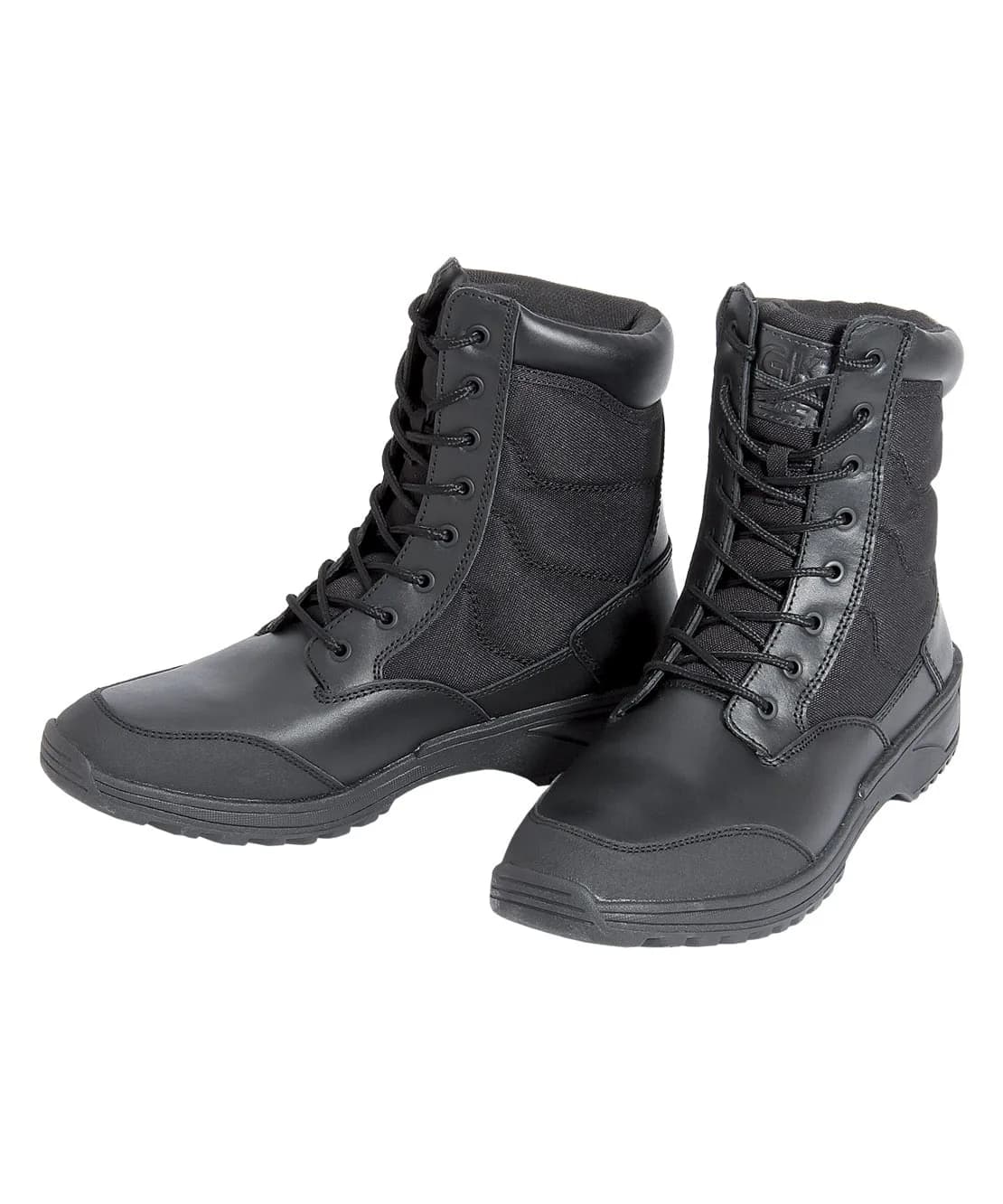 Chaussures d'Intervention Cuir & Toile Noir
