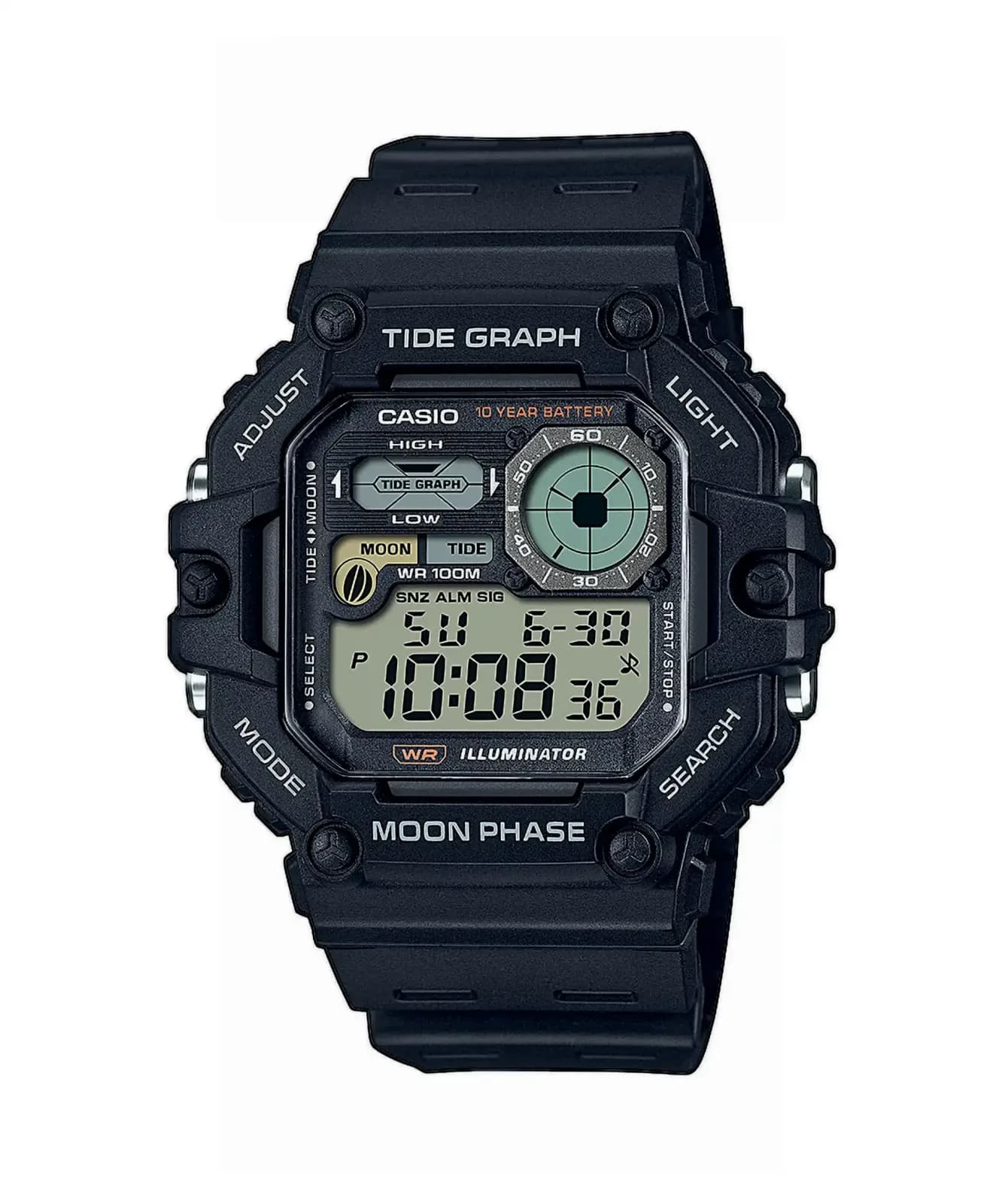 Montre WS-1700H-1AV Noir - CASIO — vue 2