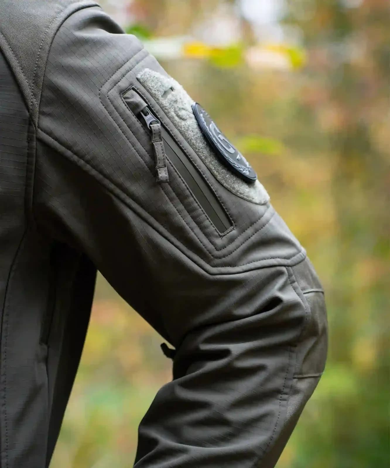 Softshell Ripstop OD Green - GK DUTYCALL — vue 4