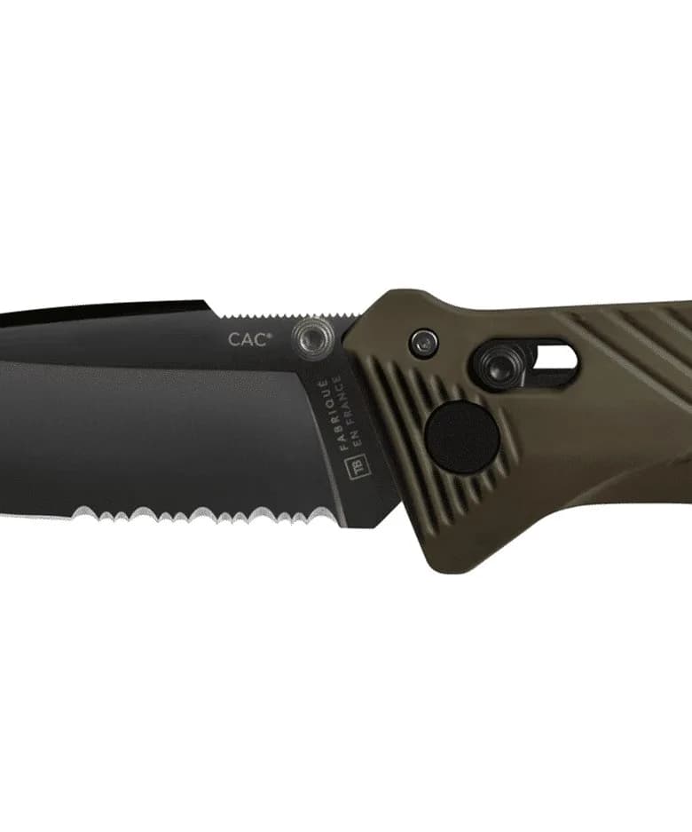Couteau C.A.C® Serration - Kaki — vue 3