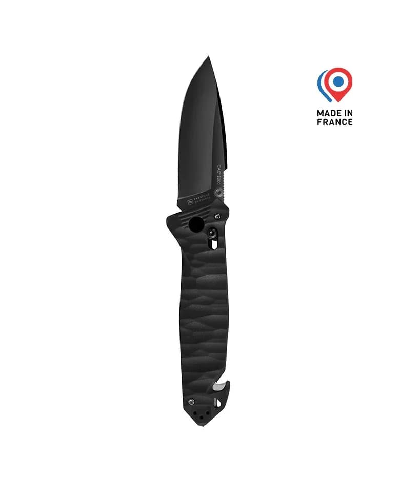 Couteau C.A.C® Lisse - Noir