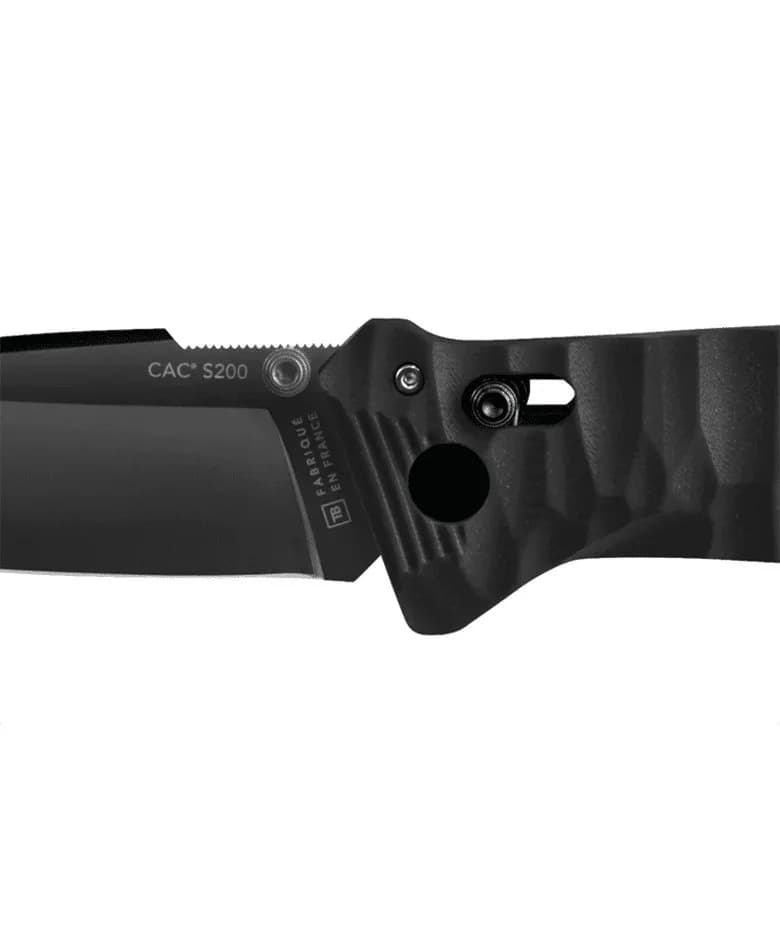 Couteau C.A.C® Lisse - Noir — vue 3