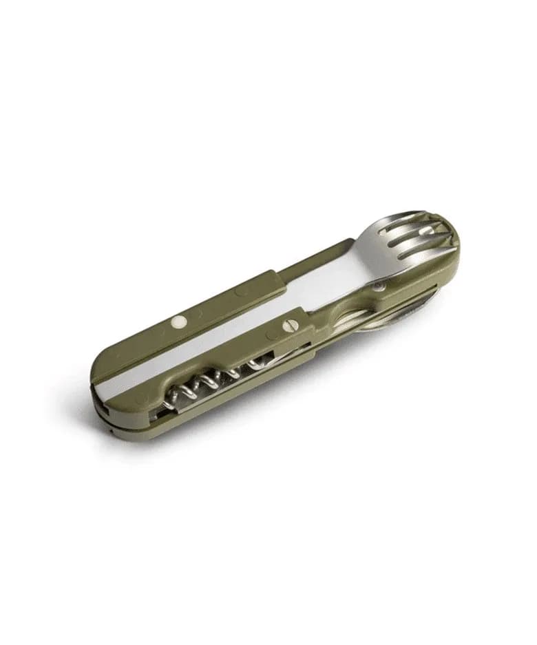 Couteau Bivouac avec Couverts - Kaki — vue 2