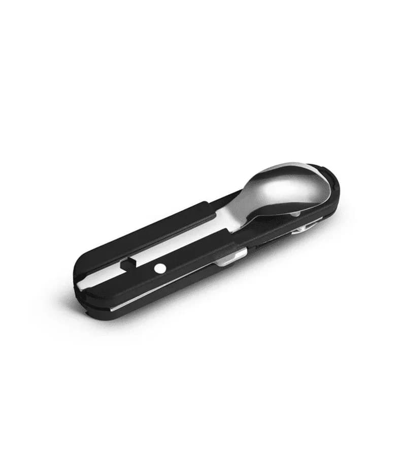 Couteau Bivouac avec Couverts - Noir — vue 4
