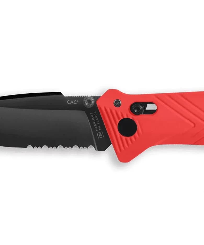 Couteau C.A.C® Serration - Rouge — vue 3
