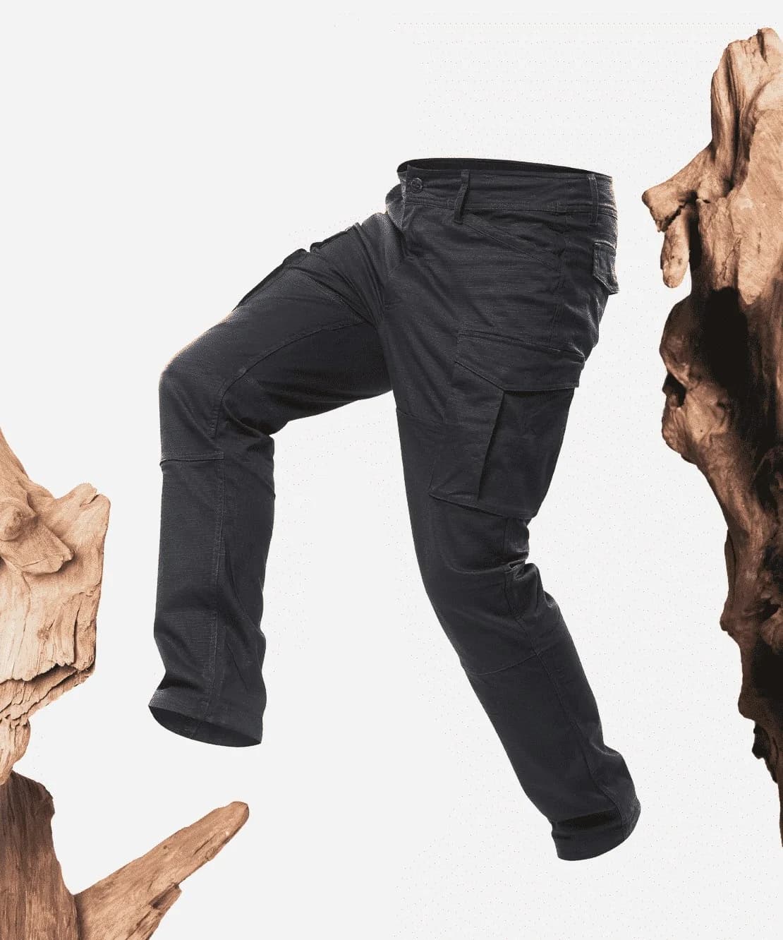 Pantalon Rogue Ripstop Noir - GK UNDERCOVER — vue 2