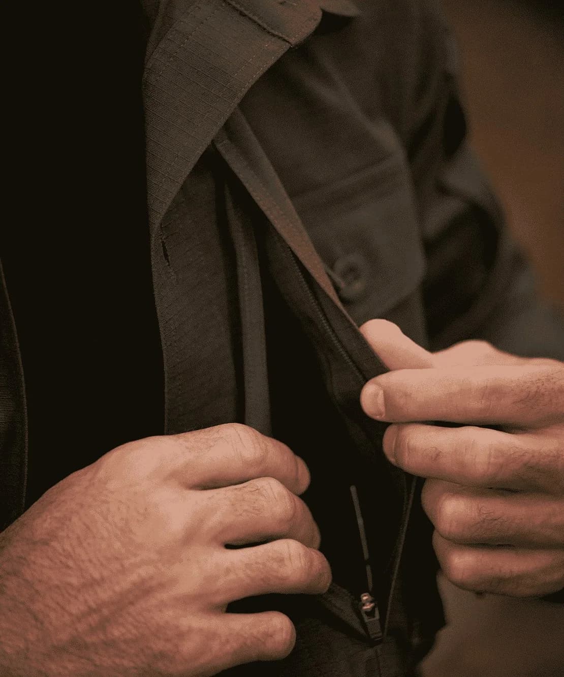 Chemise Rogue Ripstop Noir — vue 3
