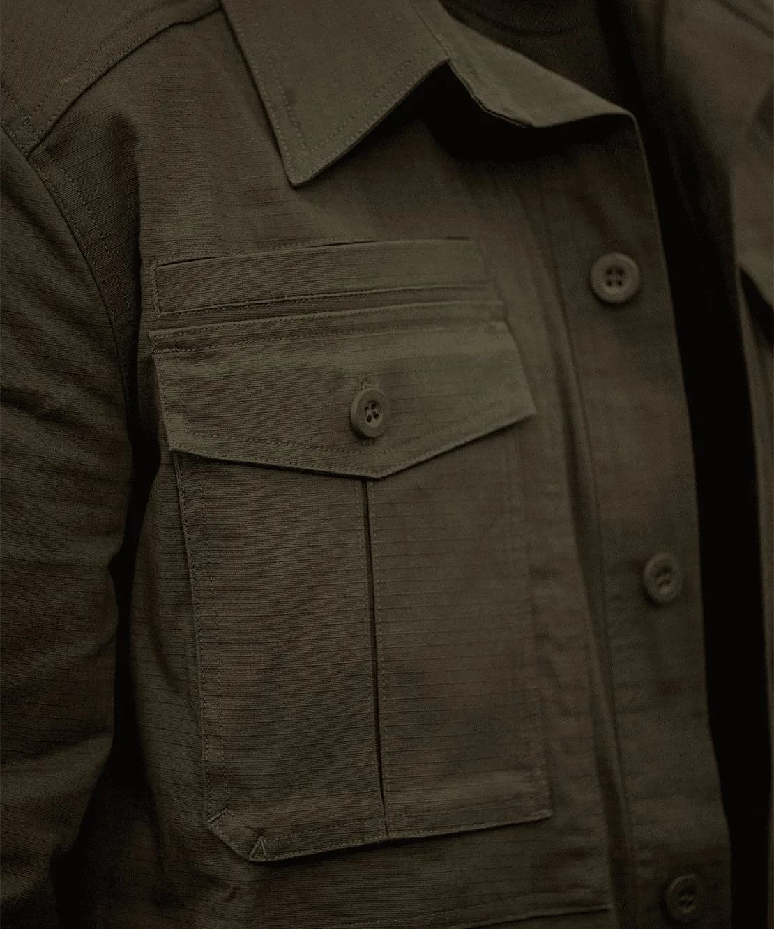 Chemise Rogue Ripstop Noir — vue 4