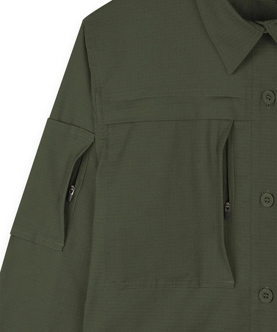 Chemise Survivor Ripstop Kaki - GK — vue 4