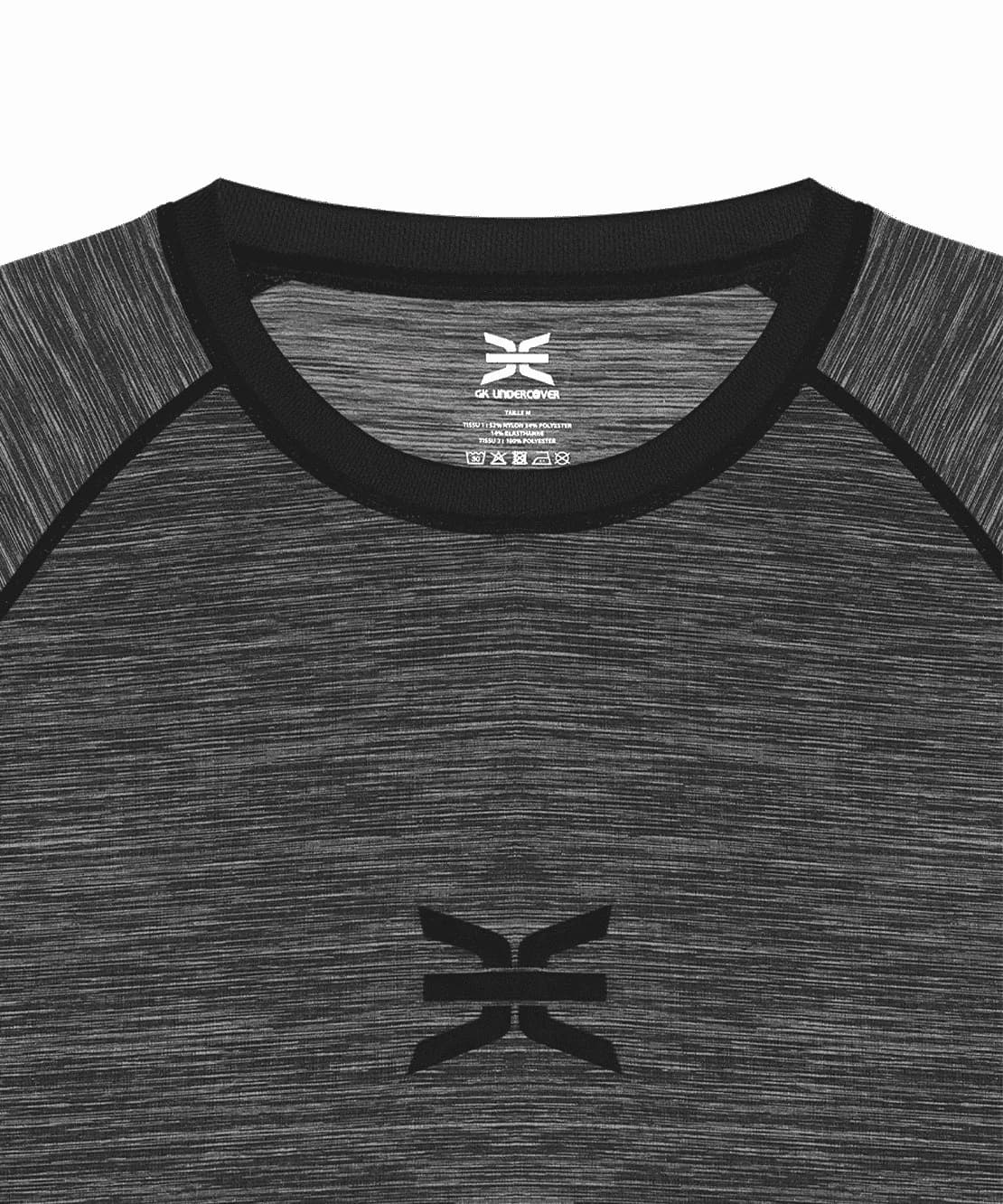 T-shirt de Sport Stamina Noir / Gris — vue 3