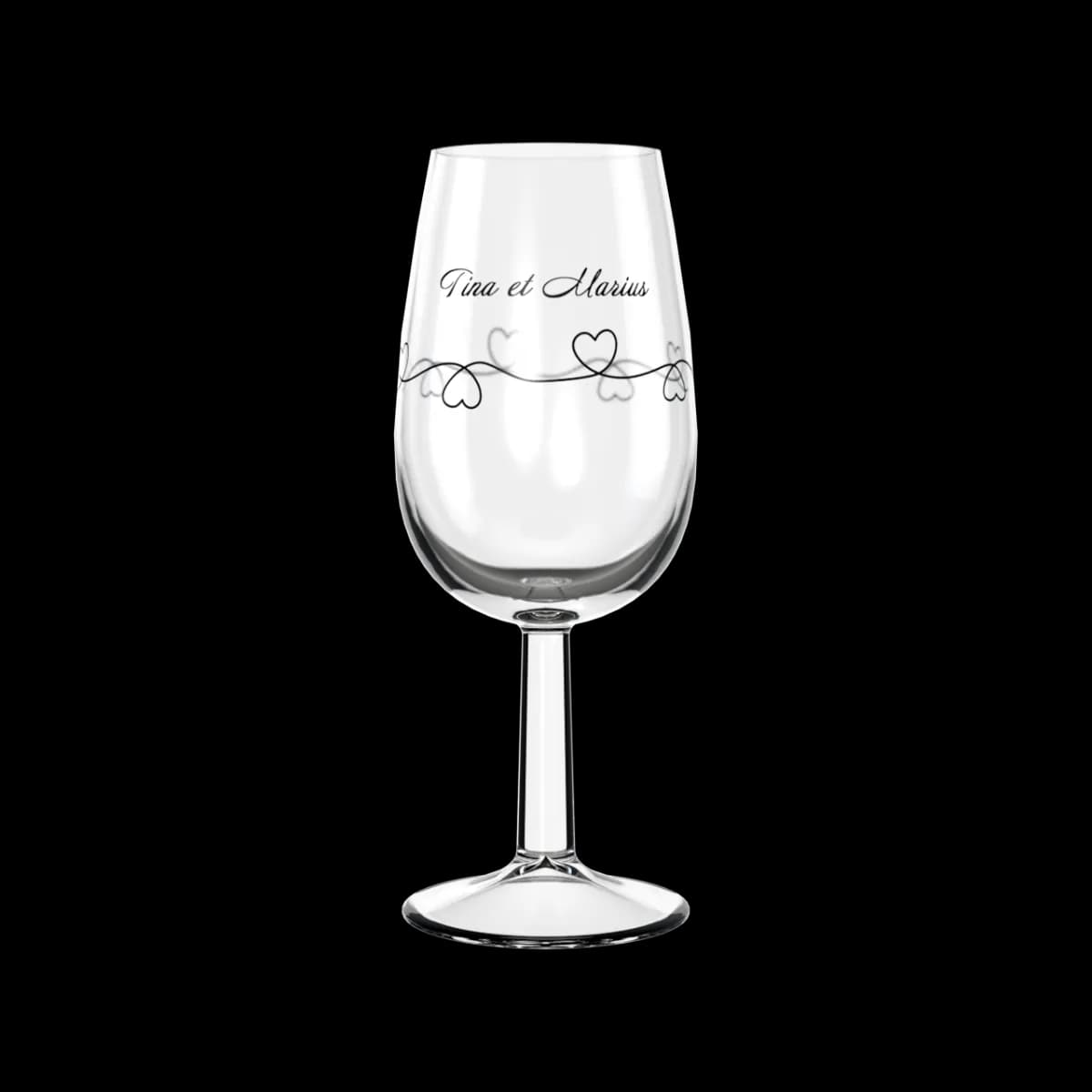 Verre à vin personnalisé givré éco — vue 2